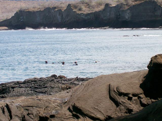 3 Snorkelers, Rocks - 100_0667 - 12.26.06 11.57
