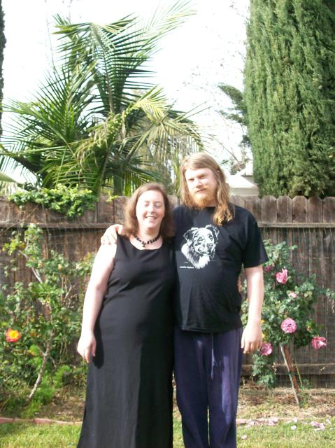 2 Me And Sheer In Back Yard - 101_0444