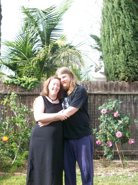 2 Me And Sheer In Back Yard - 101_0445
