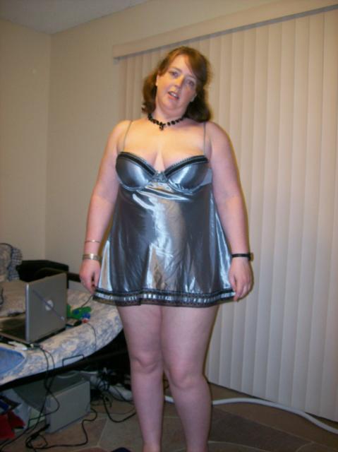4 Grey Baby-Doll Nightie - 101_0714