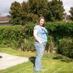 4u Me Sideways In Back Yard - 100_1133