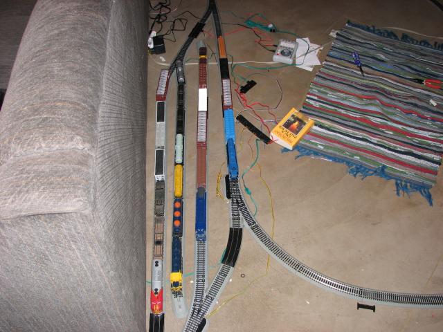 The switching & parking yard of layout 4