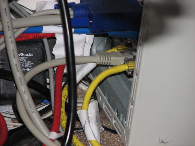 Closeup of TheEdge (router/firewall) showing 8 ethernets