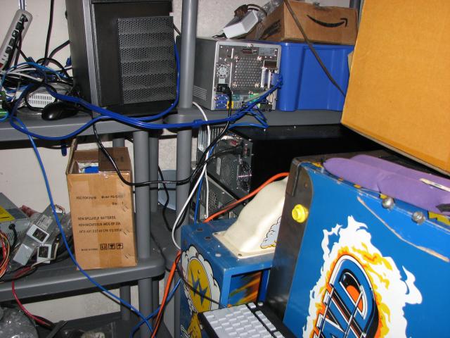 (Under shuttle) Brett's colocated equipment