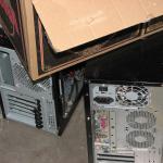 Extra systems - left is currently sans mobo, right is Ath64